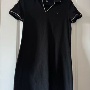 Tommy Hilfiger Black Dress with White Accents